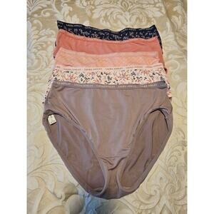 Laura Ashley Intimates Panties 5 pair Size L NWOT